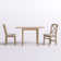 Aitana 3 - Piece Extendable Dining Set