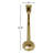 Modern Taper Candle Holder Metal and MDF Sculptural Decorative Candlestick Contemporary Accent Piece for Home Decor Transitional Style Standing Base Design-1008662076