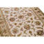 Hand-Knotted High-Quality Ivory and Gold Area Rug