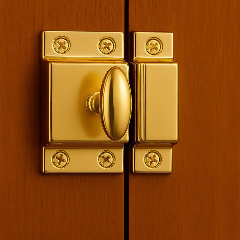 Loquet de porte d'armoire