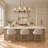 Tevye 6-Light Modern Dining Room Pendant Light