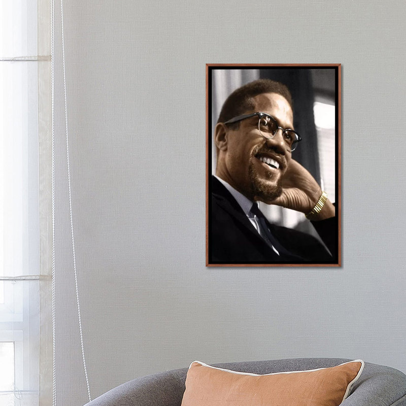 Malcolm X (1925-1965) par Granger-impression, Pas de tapis, H 26 po x l 18 po x 1,5 po