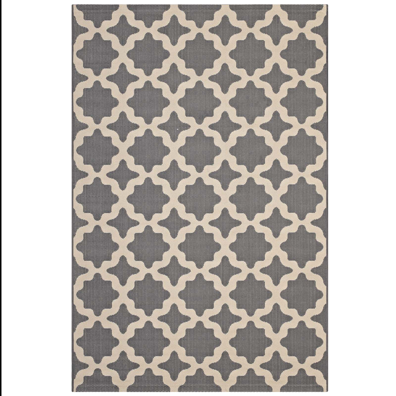 Modway Cerelia Moroccan Trellis Indoor and Outdoor Area Rug, Rectangle 8' x 10'