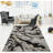 Abstract Design Modern Area Rug-705300258