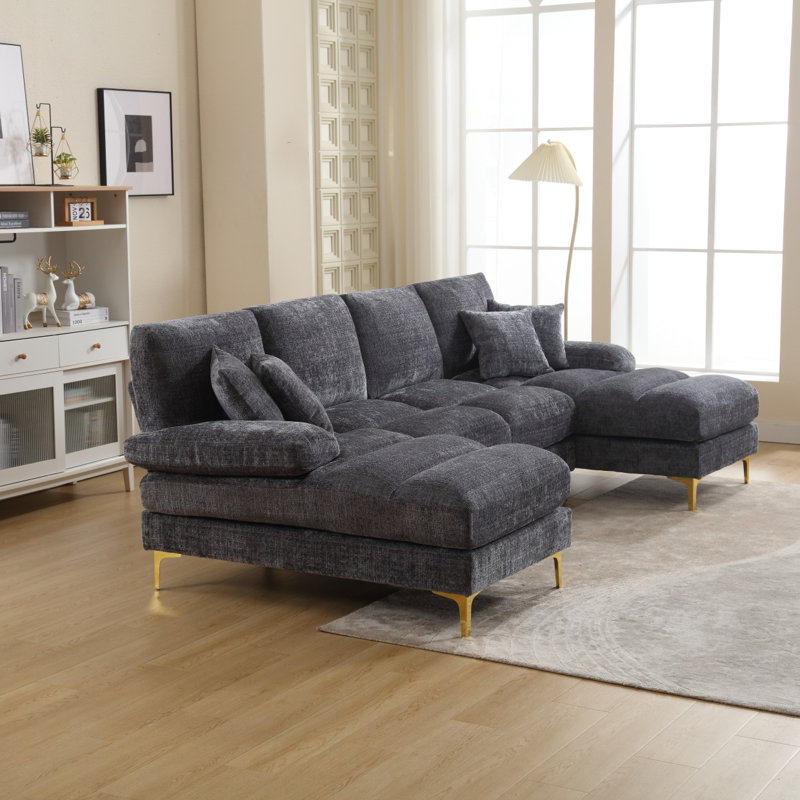 Canapé modulaire Modern, Gris chenille