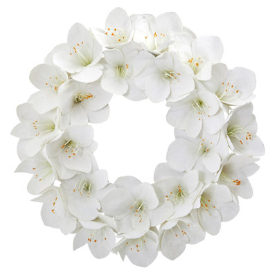 Amaryllis Artificial Wreath