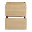 Meuble-lavabo 30 po avec lavabo simple - Armoire autoportante en chêne avec double tiroir encastrable-29430178-29430182