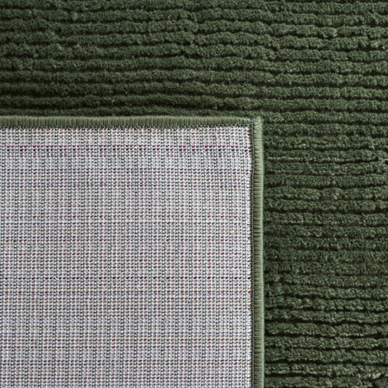 Revive Solid Color Area Rug In Green, Rectangle 79cm x 152 cm