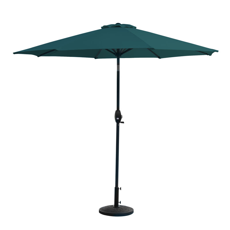 Parasol de marché 9 pi Pierpoint, Vert foncé