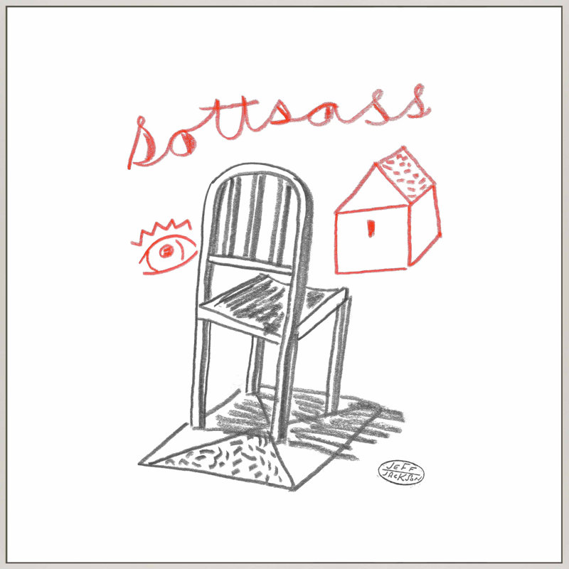 «Chairs Sottsass» encadré par Jeff Jackson, reproduction, L 24 po x H 24 po, Toile avec cadre blanc