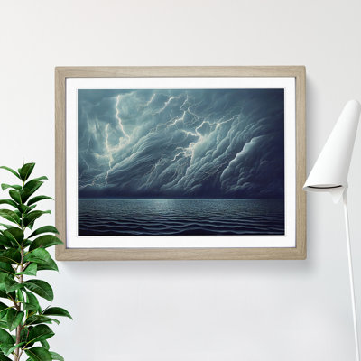 Marvellous Ocean Thunderstorm - Single Picture Frame Print