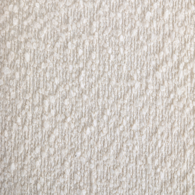Fauteuil d'appoint en tonneau Modern, Boucle blanc