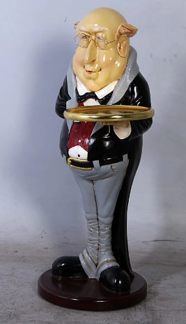 Brookefields Fat Butler Small Statue