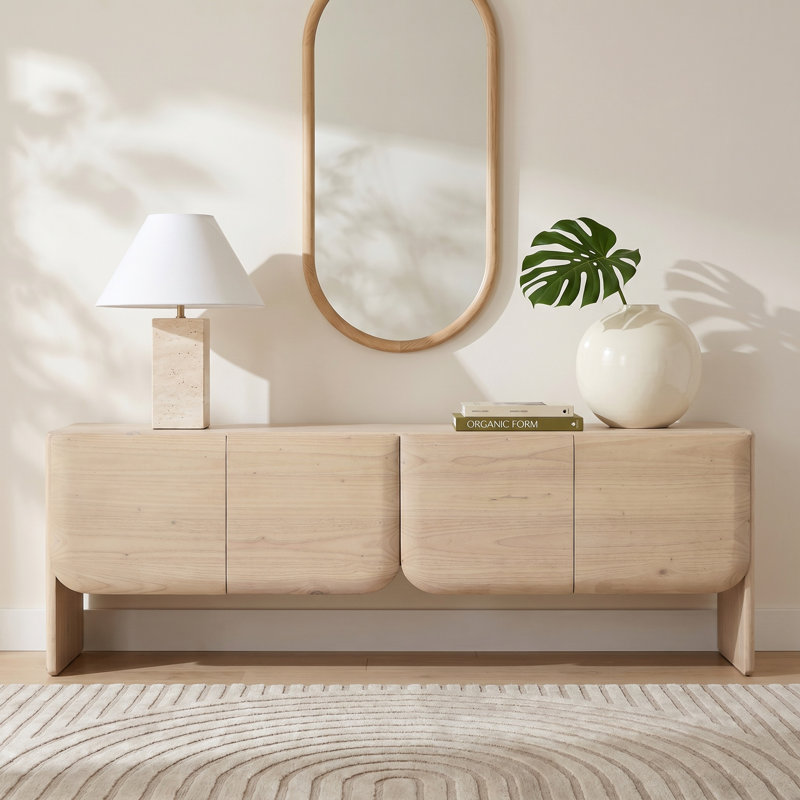 Chaney Mindi Wood 4-Door Sideboard