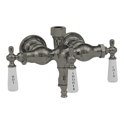 P0006 Tub Faucet with Diverter Handle and Lock Down Nuts