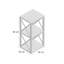 80cm H x 40cm W Cube Bookcase