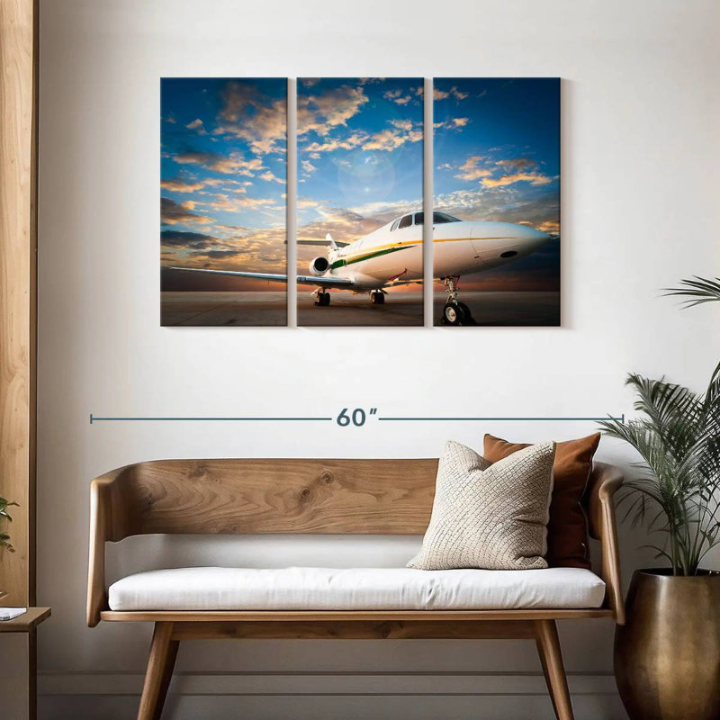 Mehar Dramatic Sky Jet, 28" H x 45" W