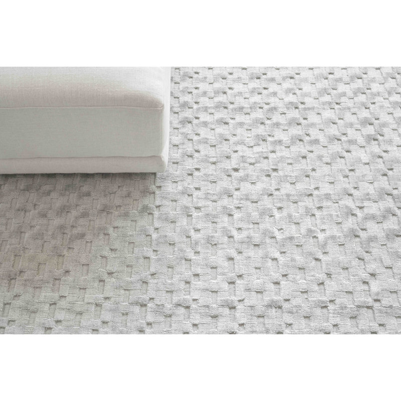 Monroe Silk Geometric Area Rug, Rectangle 14' x 18'