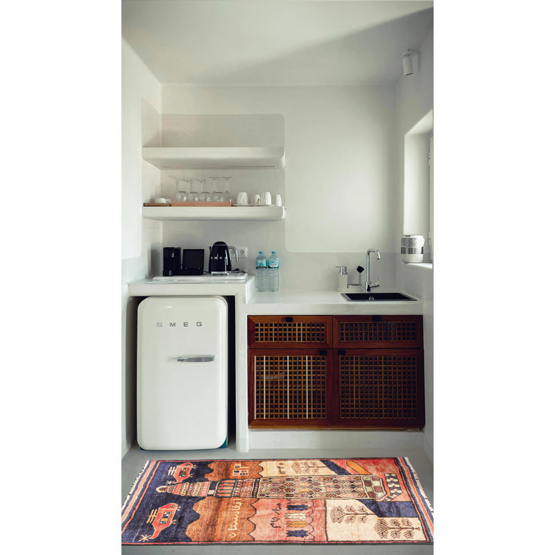 Tapis beige Teimani 2 pi 10 po x 4 pi 4 po