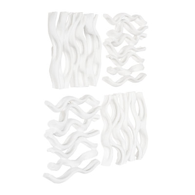 Vine Wall Tile, Matte White
