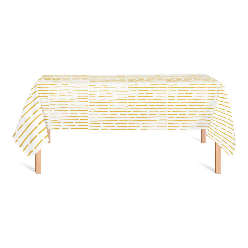 Abstract Tablecloth, Yellow