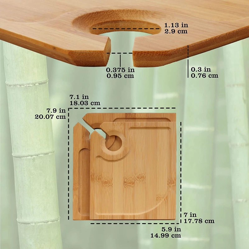 17 Stories Maicon Bamboo Cheese Board