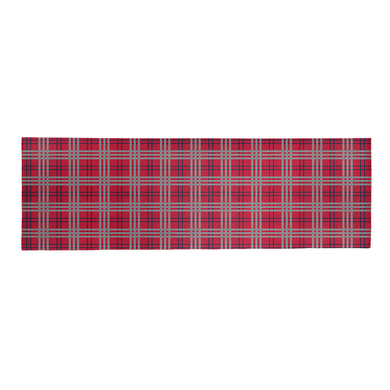 Tapis rouge à carreaux, Tapis de couloir 2 pi 6 po x 8 pi