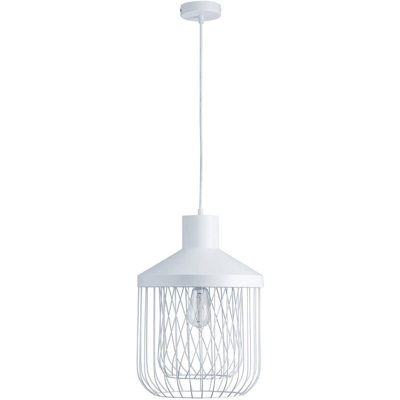 Matz 1 - Light Jar Pendant, White, White