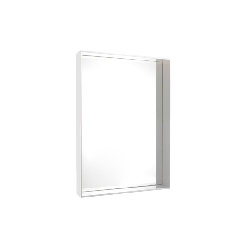 Miroir mural Only Me, Blanc lustré, 27,56 po x 19,69 po