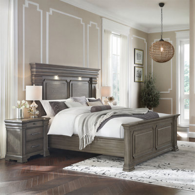 Ensemble de chambre à coucher 3 pièces pour grand lit Picket House Furnishings Paterson