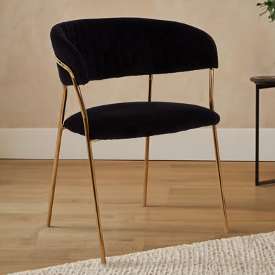 Elsberry 46cm H Velvet Upholstered Armchair