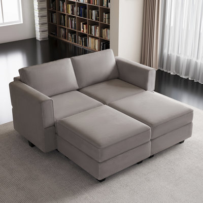 Canapé modulaire avec rangement 63,8 po Nakash