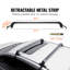 Porte-bagage en aluminium noir avec porte-bagage et porte-bagages avec barres XL-B
