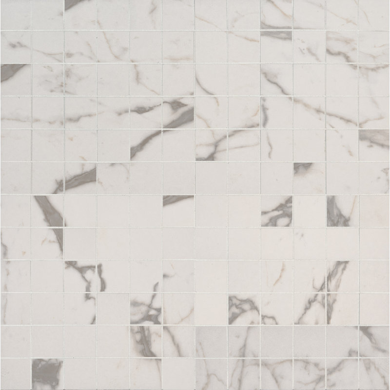 Legacy Arclina Grid 12 in. x 12 in. Matte Ceramic Mosaic Floor and Wall Tile