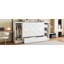 Lit escamotable simple avec tablettes de chevet et garde-robe