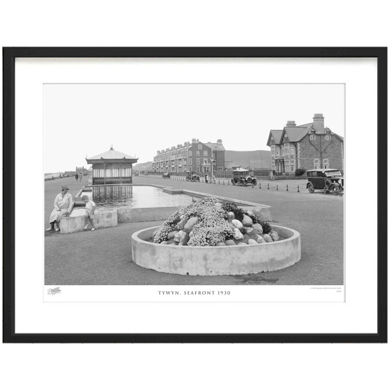 Tywyn, Seafront 1930 by Francis Frith - Single Picture Frame Print, 60cm H x 80cm W x 2.3cm D