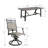 Langner Rectangular 6 - Person 70" Long Dining Set