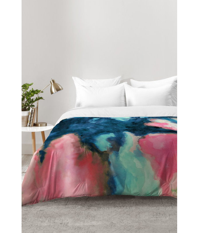 Ensemble d'édredon Jacqueline Maldonado, Édredon pour lit simple TG + 1 taie décorative