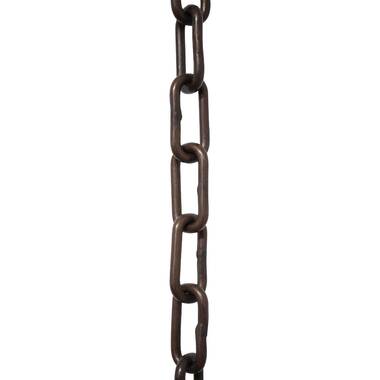 RCH Supply Company CH-07W-AB Standard Welded Fixture Chain or Chain Break Color: Antique Brass