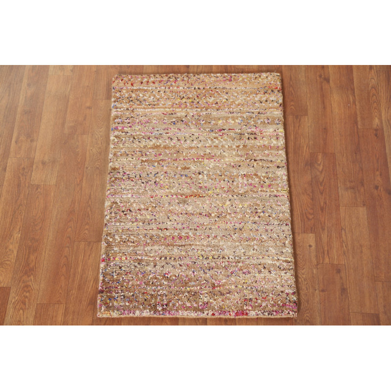 Tapis oriental marocain abstrait 2x3