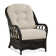 Chaise avec accoudoirs en rotin Everglade