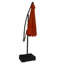 Parasol de patio décalé 10 pi avec base et sac de sable - Orange brûlé-770312858