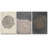 Pastel Gray Wood Tree Ring Neutral Minimalist Pictures Framed Canvas 3 Pieces Set Print Wall Art-124478681-90847687