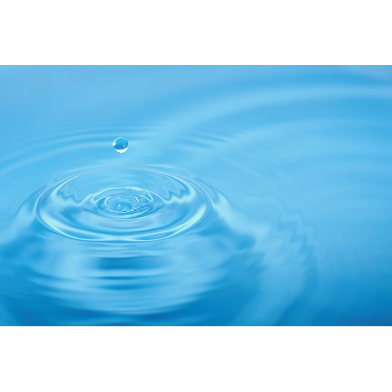 Water Drop. - Wrapped Canvas Print, 30cm H x 46cm W x 3.8cm D