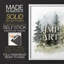 Impression encadrée Washy Treeline II - bois massif-986626682-986626685