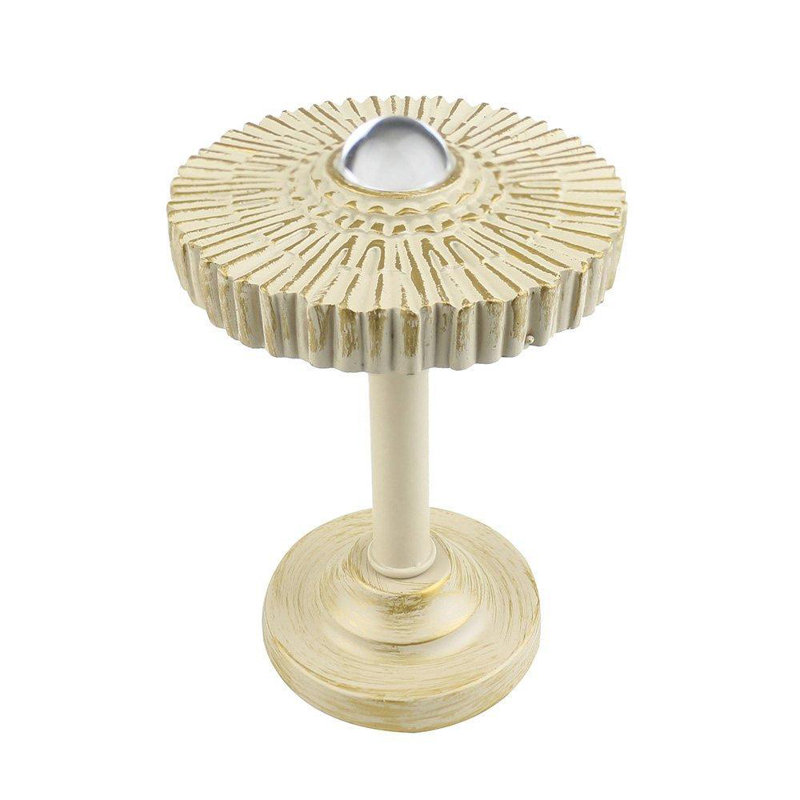 Retenue de rideau Pownall Sunburst Medallion, Blanc doré de France