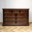Armoire d'appoint en bois massif brun noisette