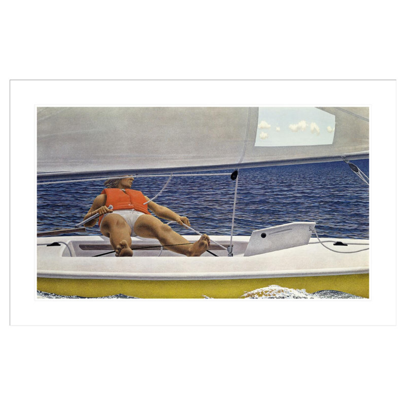 «Laser» par Alex Colville, H 27,14 po x l 41,5 po