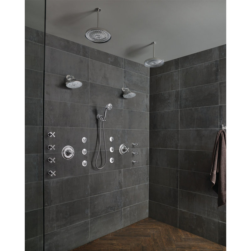 Rook® Wall Mount Handshower with H2OKinetic® Technology, Luxe Gold