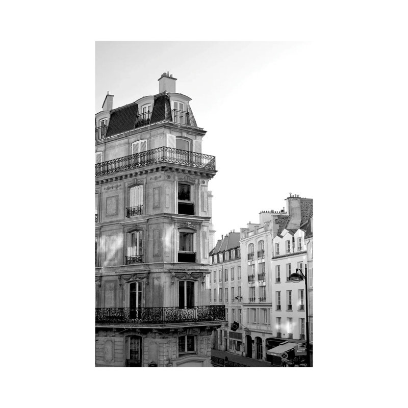 Parisian Stroll I by Sharon Chandler - Wrapped Canvas Print, 20.32 cm H x 30.48 cm W